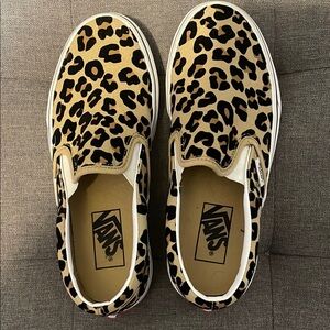 Vans Classic Leopard Slip-On Sneakers